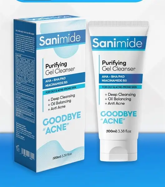 Gel Rửa Mặt Cho Da Dầu Mụn Sanimide