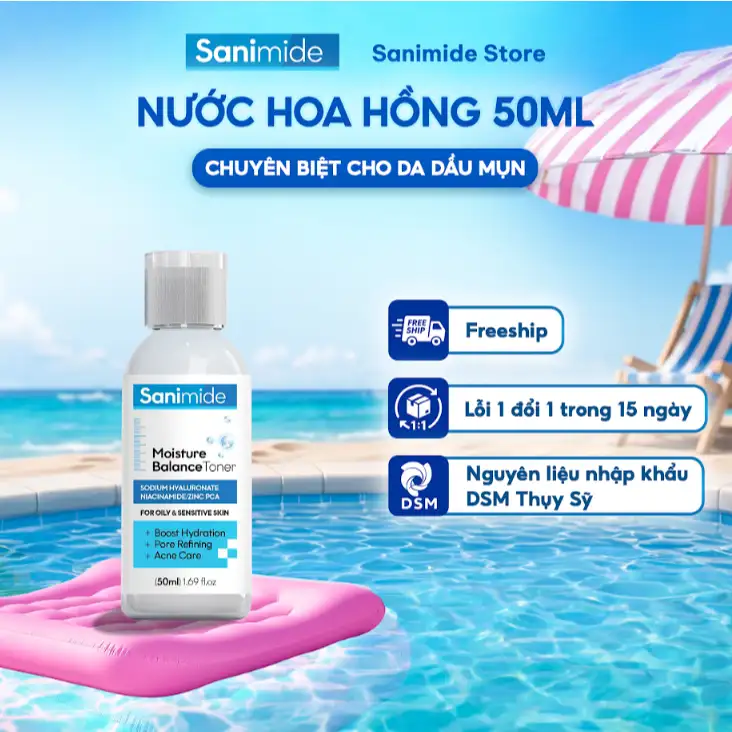 Toner cho da dầu mụn Sanimide - Ảnh 4